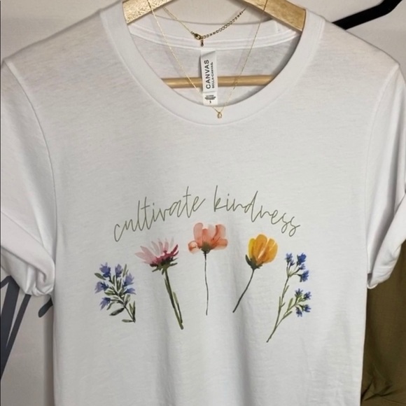 RESTOCKED! “Cultivate Kindness” Tee - Picture 3 of 3